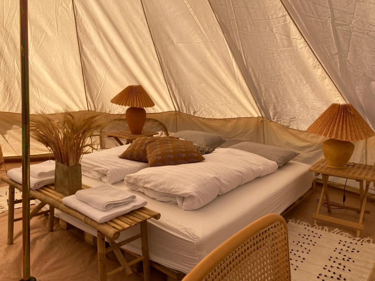 Bådsted Camping Hotell Gudhjem Exteriör bild